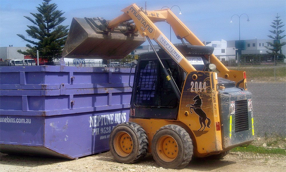 bobcat service with your skip bin hire